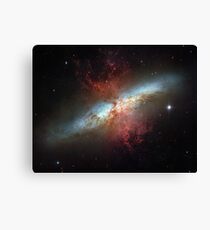 Starburst Galaxy Hubble Image Canvas Print