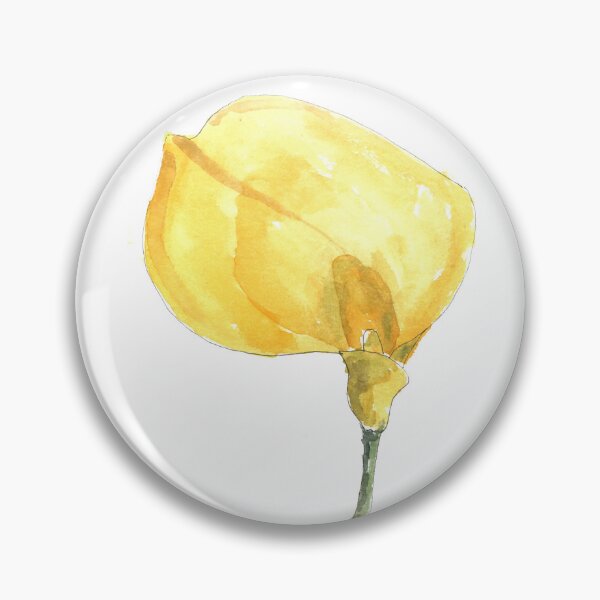 Item preview, Yellow Calla Lily Watercolor designed and sold by Betty Mackey.