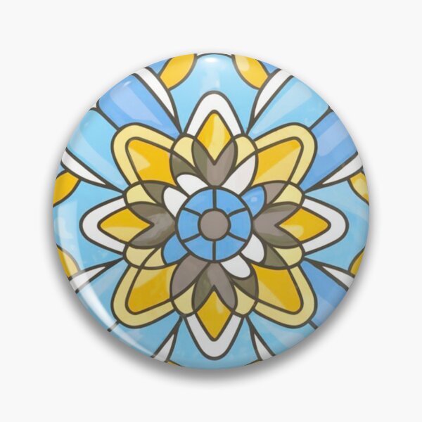 Artikelvorschau, Stained Glass Pattern Flowers entworfen und verkauft von Timegraf.
