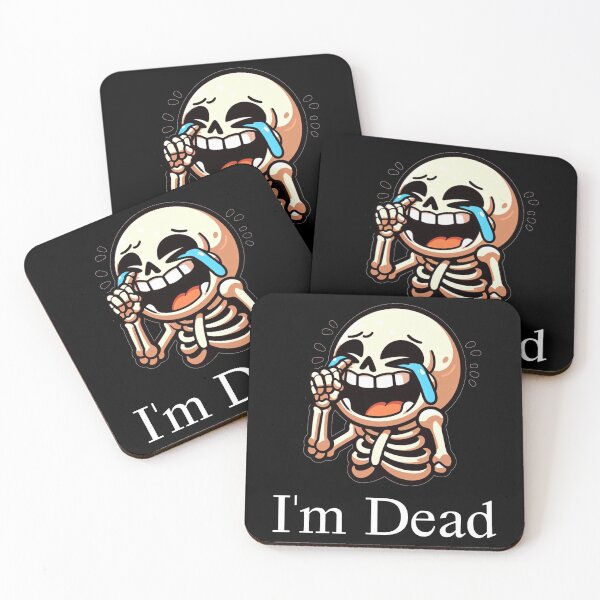 Item preview, Copy of Skeleton with I'm Dead White Text designed and sold by xXOmega121Xx.