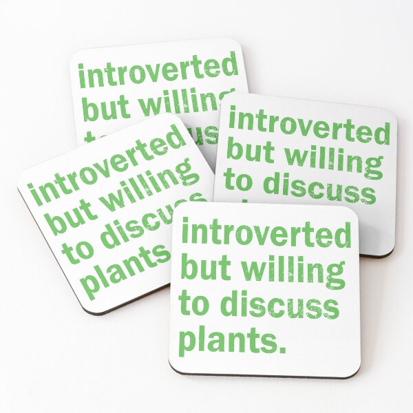 Item preview, Introverted But Willing To Discuss Plants designed and sold by SavvyGiftMuffs.
