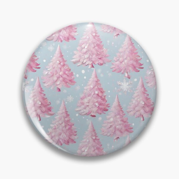 Item preview, Pink Christmas Trees Pattern designed and sold by Patternliss.