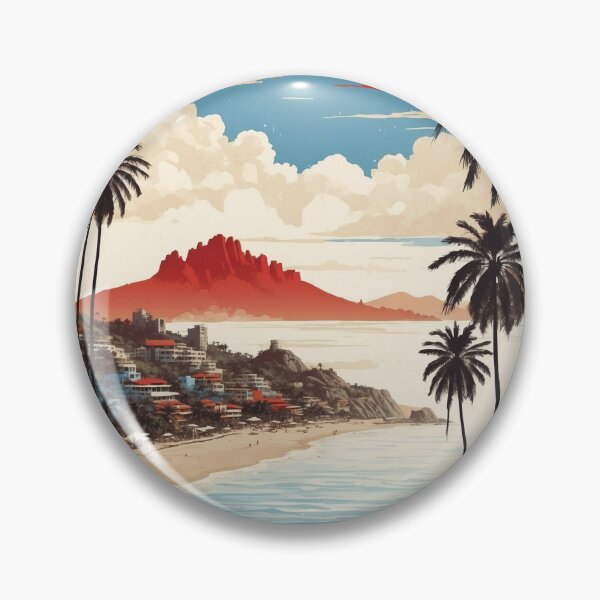 Item preview, Ixtapa Guerrero Mexico Vintage Poster Tourism designed and sold by TravelersGems.
