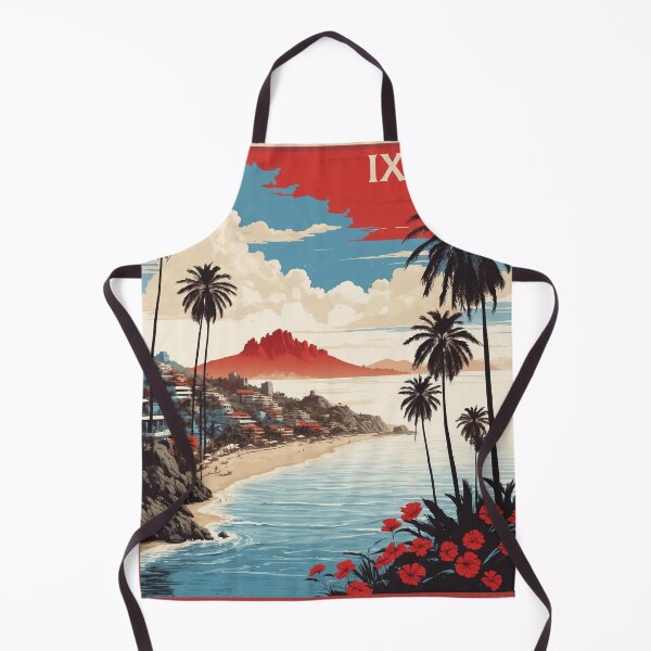Item preview, Ixtapa Guerrero Mexico Vintage Poster Tourism designed and sold by TravelersGems.