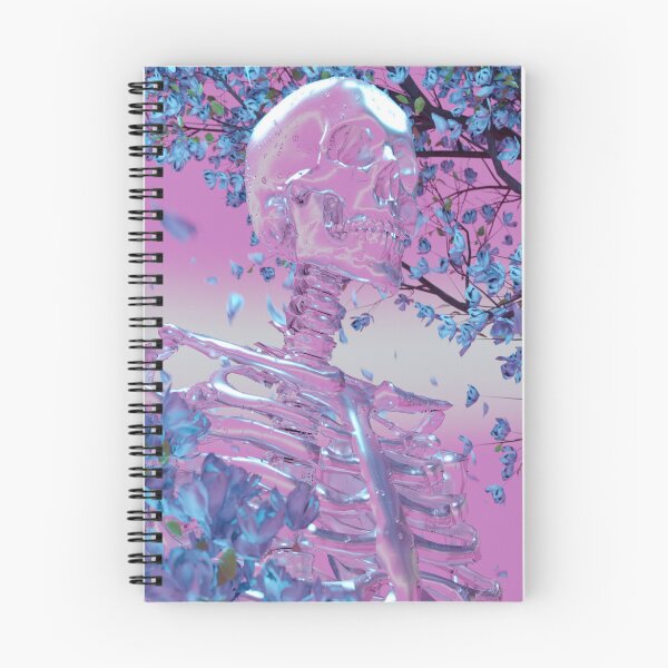 Item preview, Trans Flag Colors Skeleton Artwork  designed and sold by Eye-Of-Atlantis.