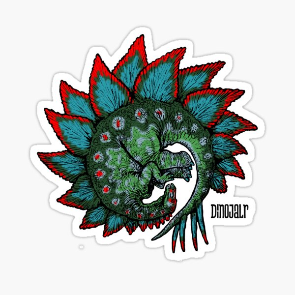 Item preview, stegosaurus colors designed and sold by dinojalr.