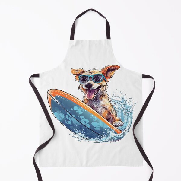 Item preview, Surfing Cute Dog designed and sold by Shipwrecked2020.