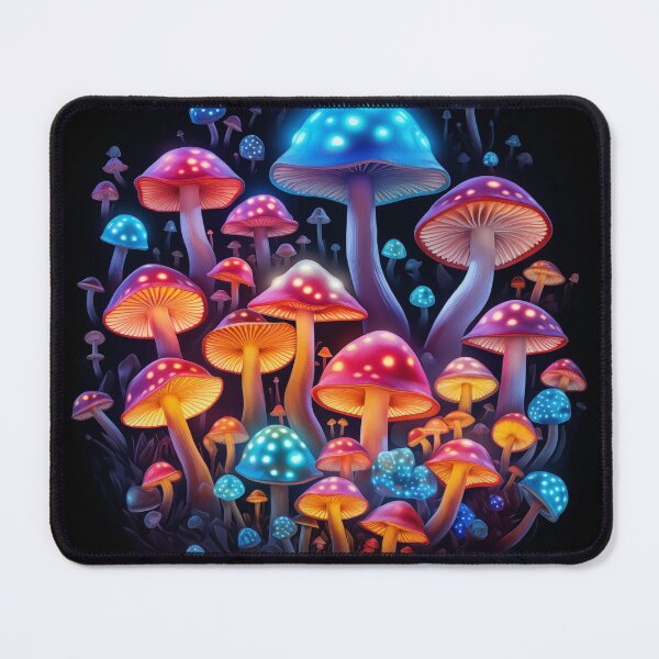 Item preview, Psychedelic glowing mushrooms #18 designed and sold by Christolamber.