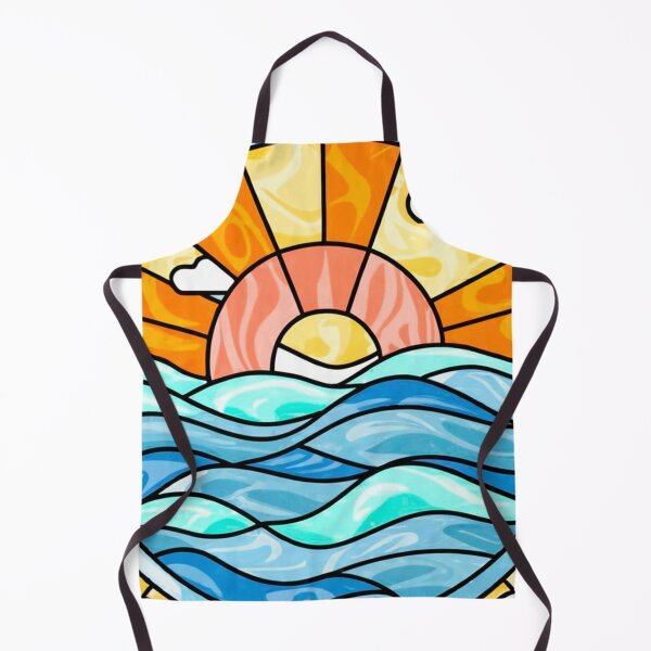 Artikelvorschau, Stained Glass Pattern ocean entworfen und verkauft von Timegraf.