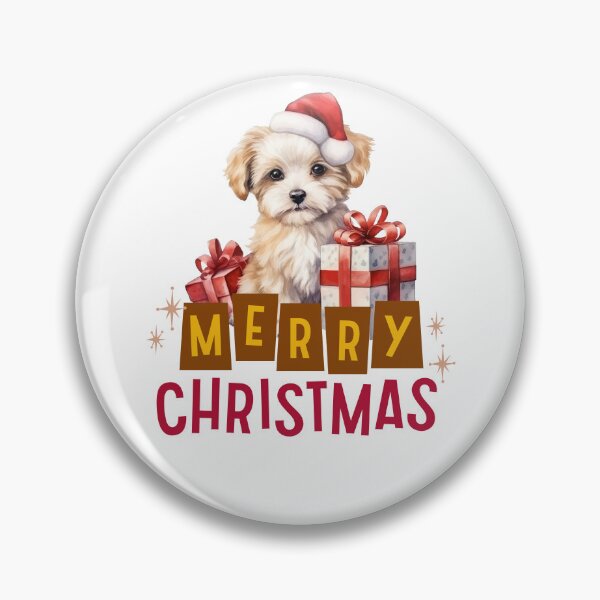 Aperçu de l'œuvre Chien de Noël créée et vendue par DesignGraceLove.
