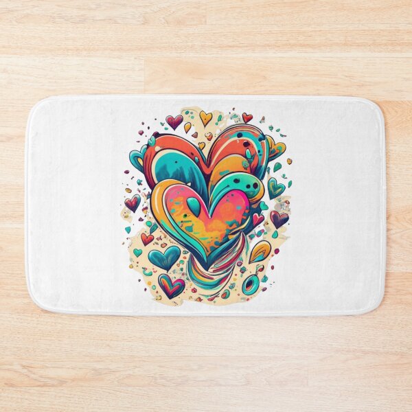 Item preview, Love Is All Around Heart Trio designed and sold by TugForkFinds.