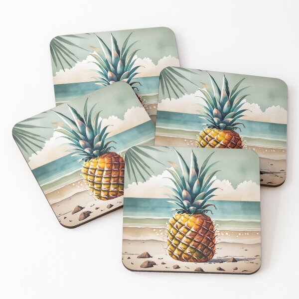 Item preview, Pineapple on The Beach designed and sold by BeachWhisper.