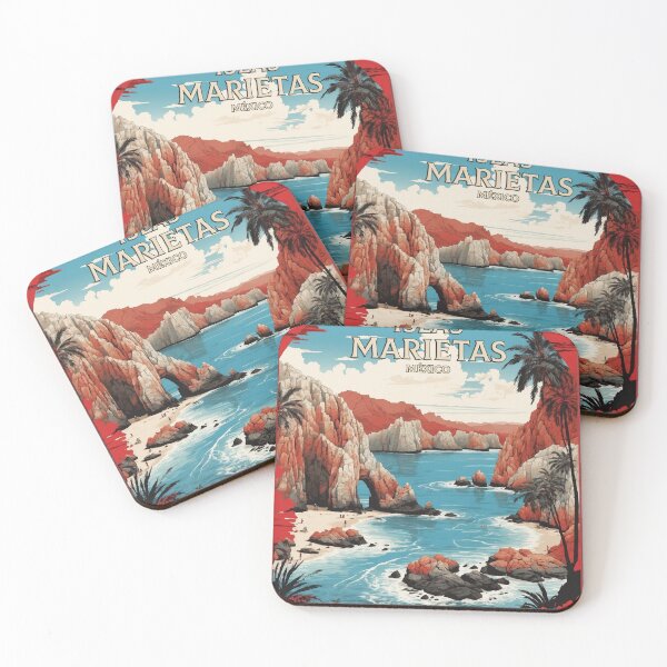 Item preview, Islas Marietas Mexico Vintage Poster Tourism designed and sold by TravelersGems.