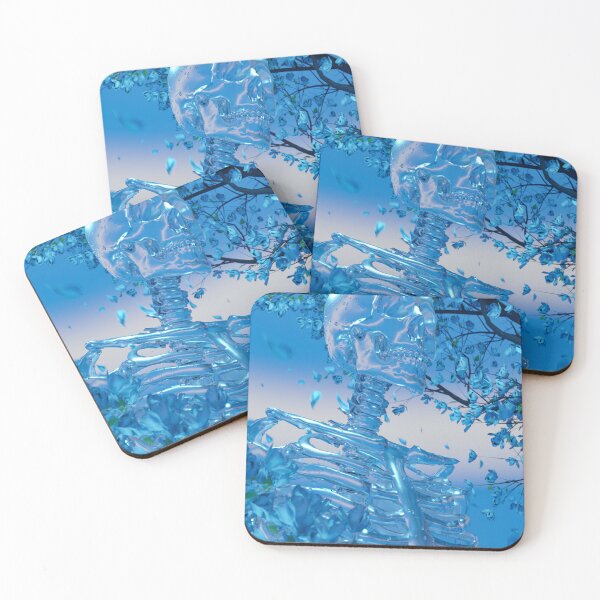Item preview, Trans Flag colors Artwork - All Blue Cherry designed and sold by Eye-Of-Atlantis.