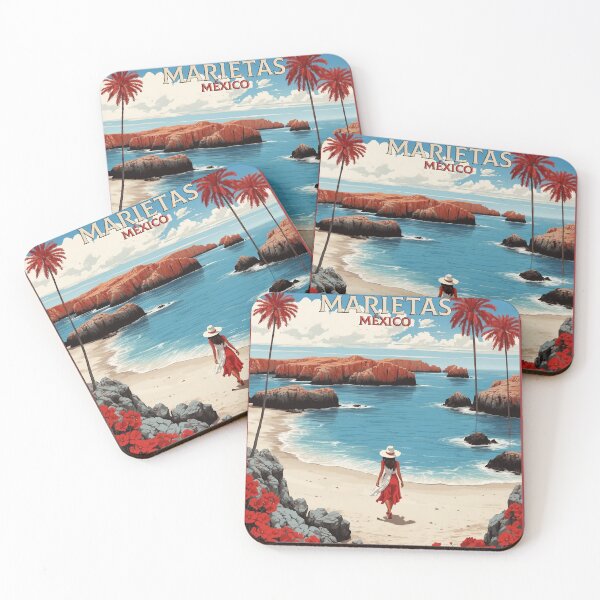 Item preview, Islas Marietas Mexico Vintage Poster Tourism 2 designed and sold by TravelersGems.