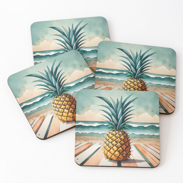 Item preview, Pineapple on The Beach designed and sold by BeachWhisper.