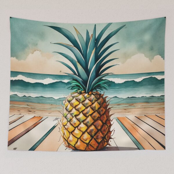 Item preview, Pineapple on The Beach designed and sold by BeachWhisper.