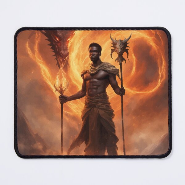 Item preview, Fire Warrior and Dragon designed and sold by themorrigan1.