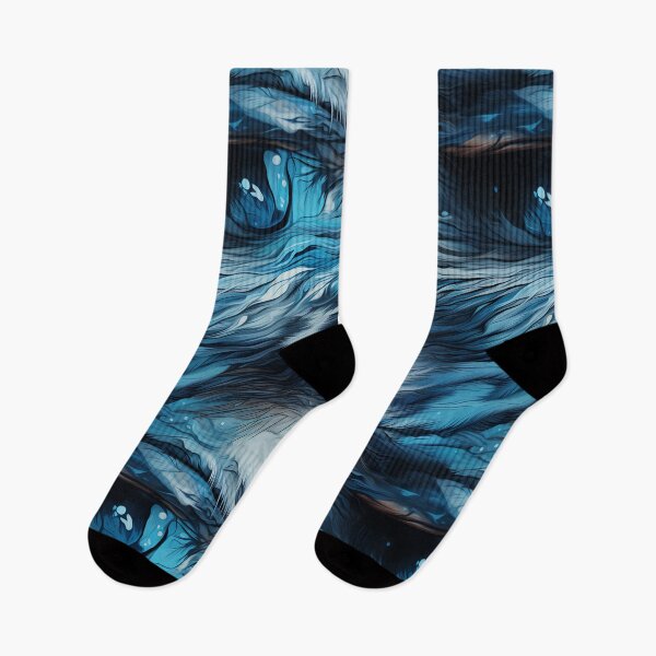 Item preview, Hyperrealistic Sky-Blue Eagle Eye Cosmos Pattern designed and sold by polonuim210.