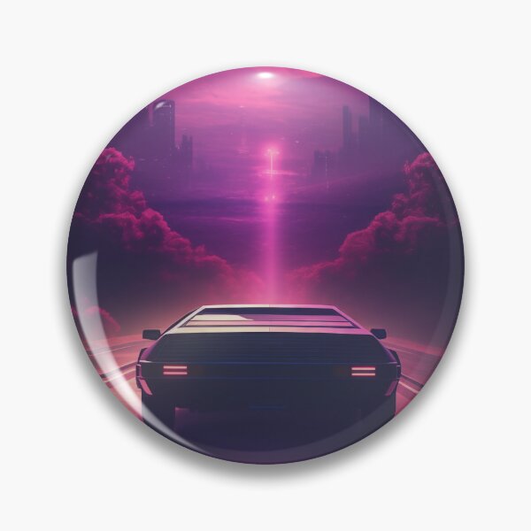 Item preview, Electric Dreamscape: Retrofuturistic Nightfall Odyssey designed and sold by Mullet Monkey.