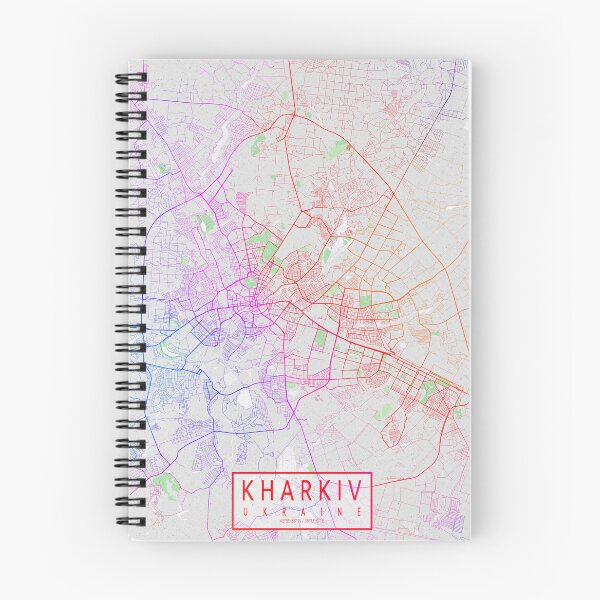 Item preview, Kharkiv City Map of Ukraine - Colorful designed and sold by deMAP.