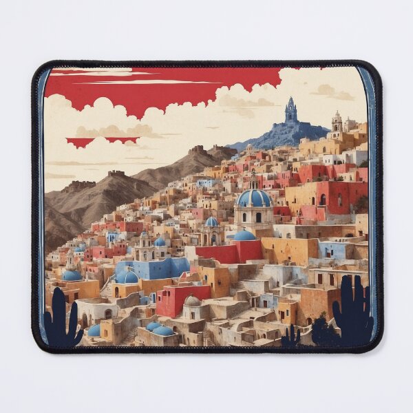 Item preview, Guanajuato Mexico Vintage Poster 2 designed and sold by TravelersGems.