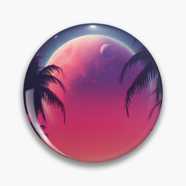 Item preview, Synthwave Shadows: Nightfall's Electric Ballet designed and sold by Mullet Monkey.