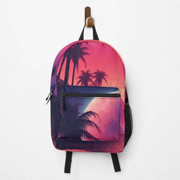 Item preview, Synthwave Shadows: Nightfall's Electric Ballet designed and sold by Mullet Monkey.
