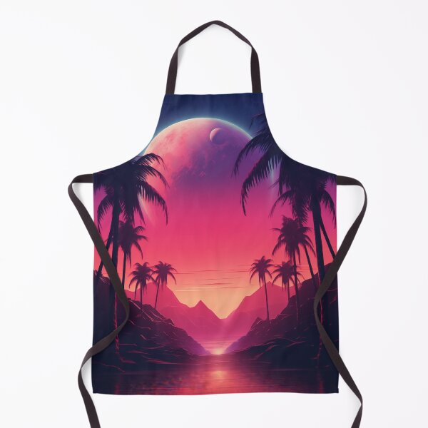 Item preview, Synthwave Shadows: Nightfall's Electric Ballet designed and sold by Mullet Monkey.