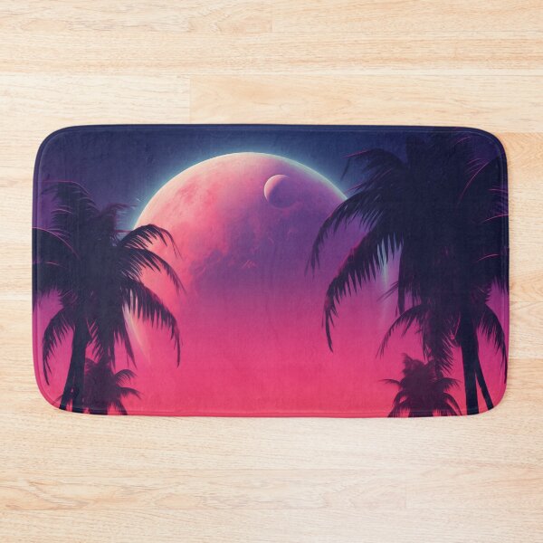 Item preview, Synthwave Shadows: Nightfall's Electric Ballet designed and sold by Mullet Monkey.