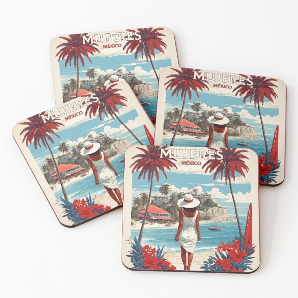 Item preview, Isla Mujeres Mexico Vintage Poster Tourism 2 designed and sold by TravelersGems.