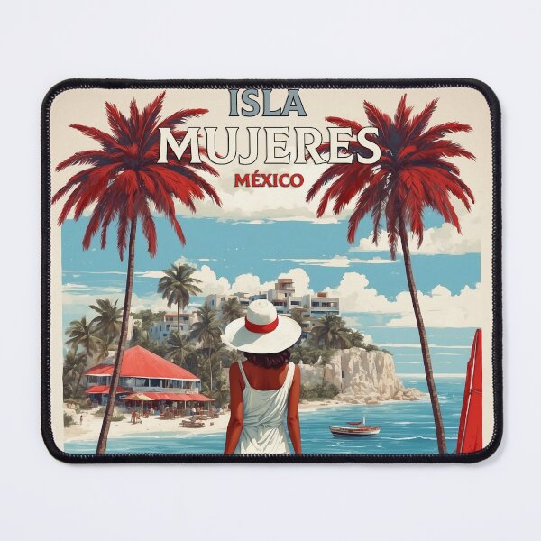 Item preview, Isla Mujeres Mexico Vintage Poster Tourism 2 designed and sold by TravelersGems.