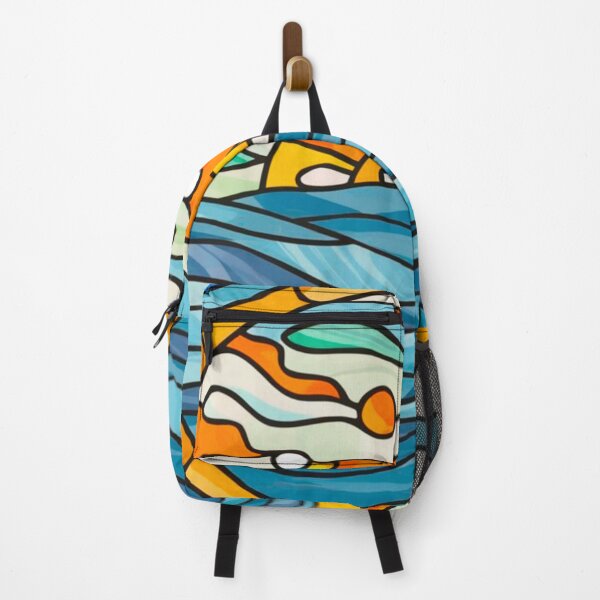 Artikelvorschau, Stained Glass Pattern ocean entworfen und verkauft von Timegraf.