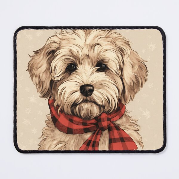 Item preview, Whoodle Christmas Plaid Watercolor designed and sold by rafaeltto.