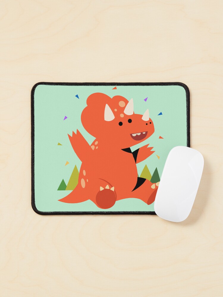 Thumbnail 1 of 5, Mouse Pad, Just a Happy Little Dinosaur designed and sold by 5849.