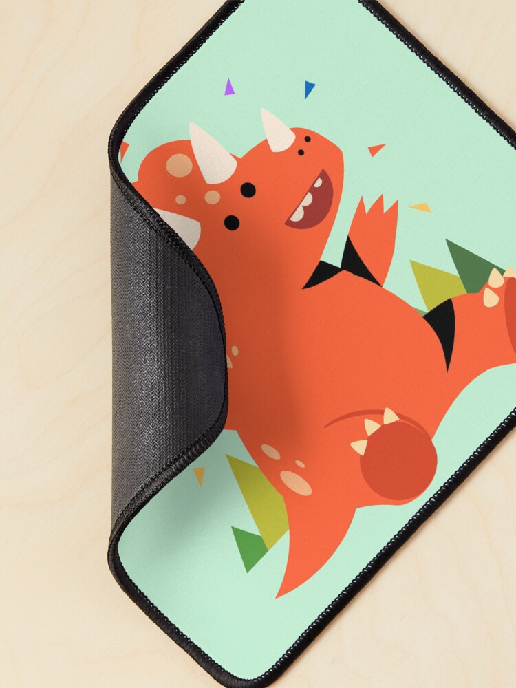 Thumbnail 2 of 5, Mouse Pad, Just a Happy Little Dinosaur designed and sold by 5849.