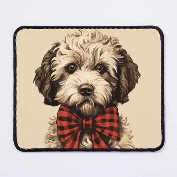 Item preview, Whoodle Christmas Plaid Watercolor designed and sold by rafaeltto.