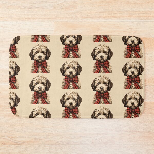 Item preview, Whoodle Christmas Plaid Watercolor designed and sold by rafaeltto.