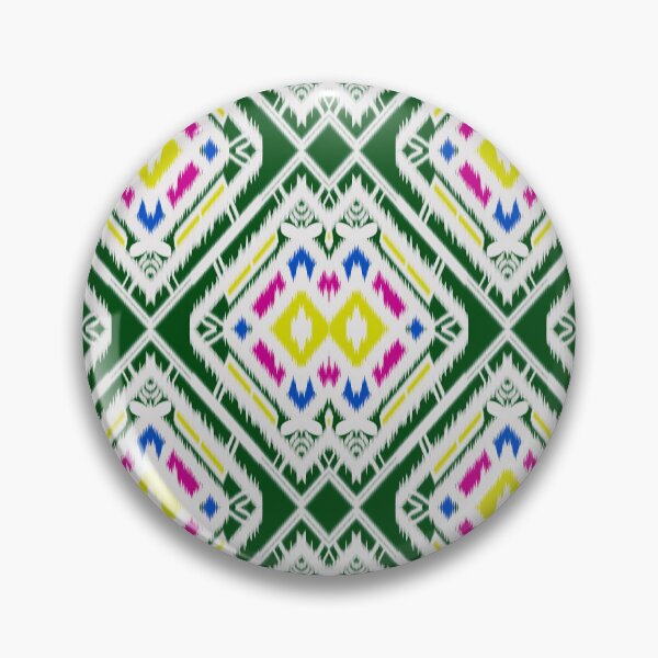 Artikelvorschau, Multicolor of green geometric pattern stripes ikat seamless background entworfen und verkauft von NarongStocker37.