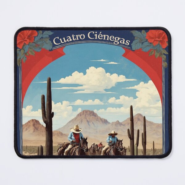 Item preview, Cuatro Ciénegas Mexico Vintage Poster Tourism 2 designed and sold by TravelersGems.