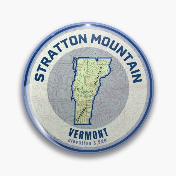 Item preview, Vermont Mountain Map - Stratton Mountain designed and sold by Willz Designz.
