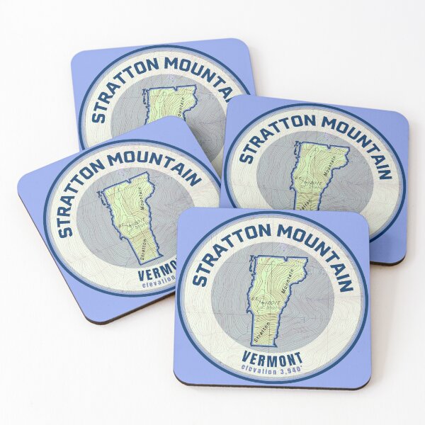 Item preview, Vermont Mountain Map - Stratton Mountain designed and sold by Willz Designz.