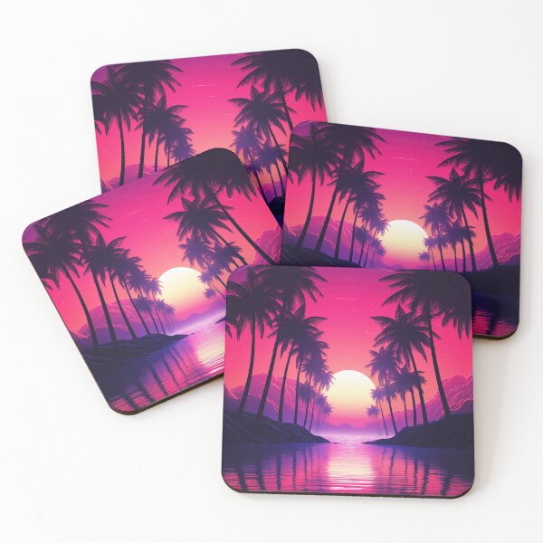Item preview, Ethereal Dusk: Retro Dreams in Neon Harmony designed and sold by Mullet Monkey.