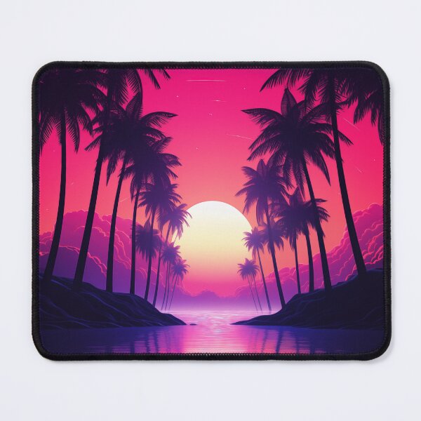 Item preview, Ethereal Dusk: Retro Dreams in Neon Harmony designed and sold by Mullet Monkey.