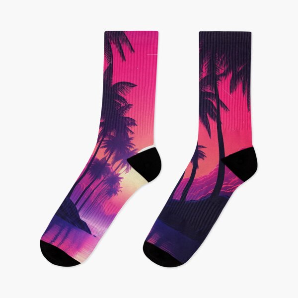 Item preview, Ethereal Dusk: Retro Dreams in Neon Harmony designed and sold by Mullet Monkey.