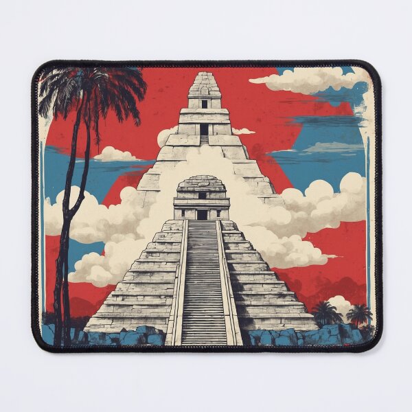 Item preview, Chichen Itza Mexico Vintage Poster Tourism designed and sold by TravelersGems.