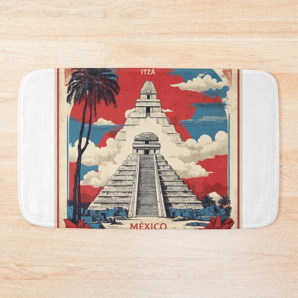 Item preview, Chichen Itza Mexico Vintage Poster Tourism designed and sold by TravelersGems.