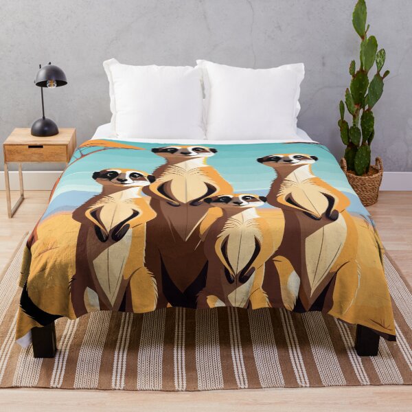 Item preview, Meerkats Artwork designed and sold by WildlifeInc.