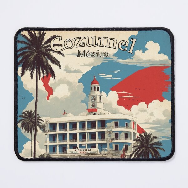 Item preview, Cozumel Mexico Vintage Poster Tourism designed and sold by TravelersGems.