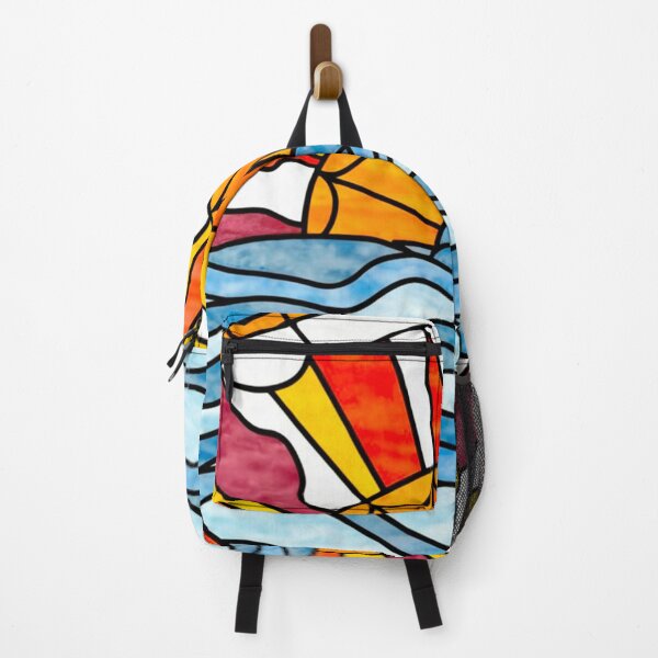 Artikelvorschau, Stained Glass Pattern ocean entworfen und verkauft von Timegraf.